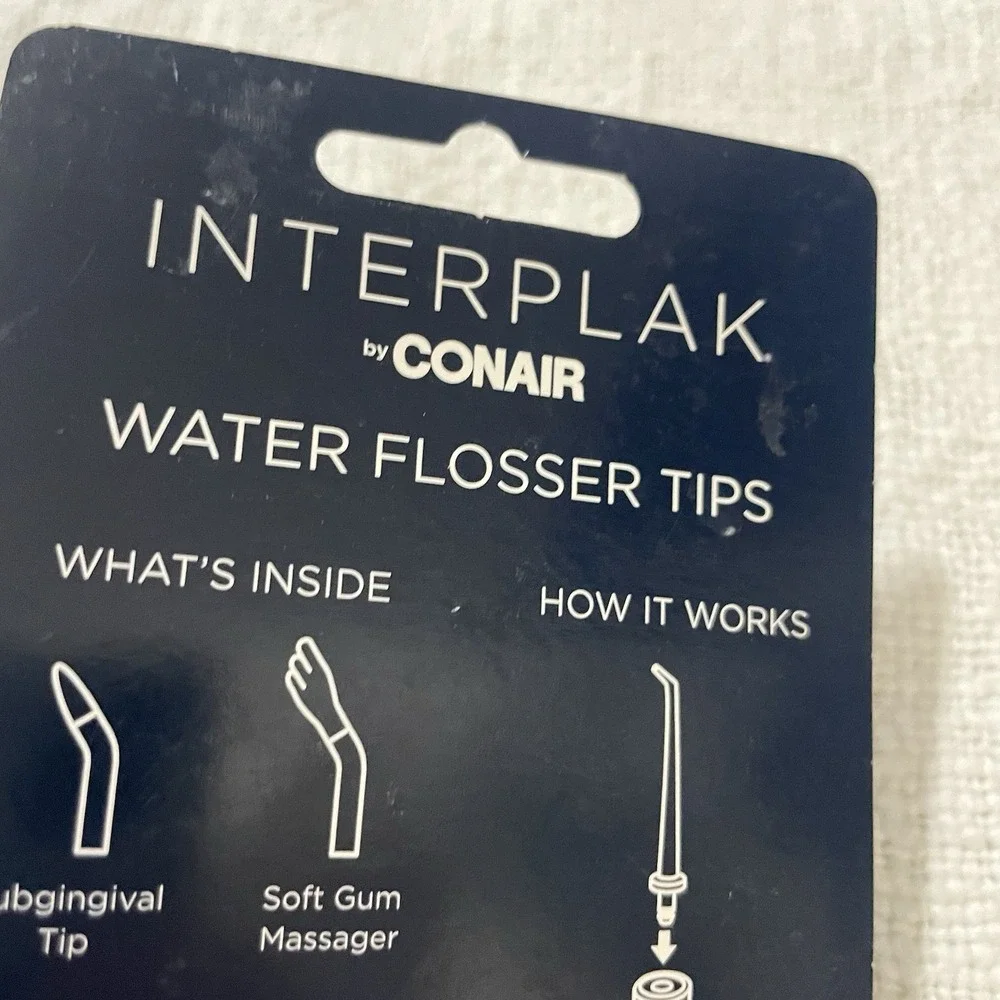 Conair Water Flosser‎ Replacement Tips for Interplak SWJ2 WJX  NEW Sealed
